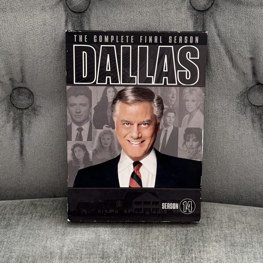 Dallas The Complete Final Season 14 DVD Box Set Larry Hagman Drama TV Series